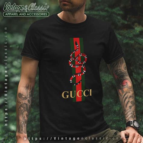 gucci collar shirt snake|tee shirt gucci snake.